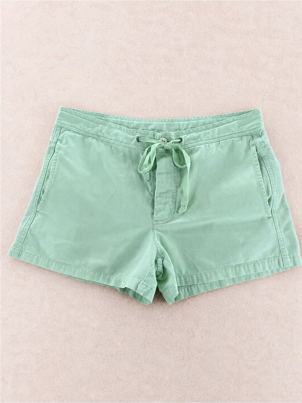 Vintage Ralph Lauren Mint Green Cotton Cargo Shorts Size Small